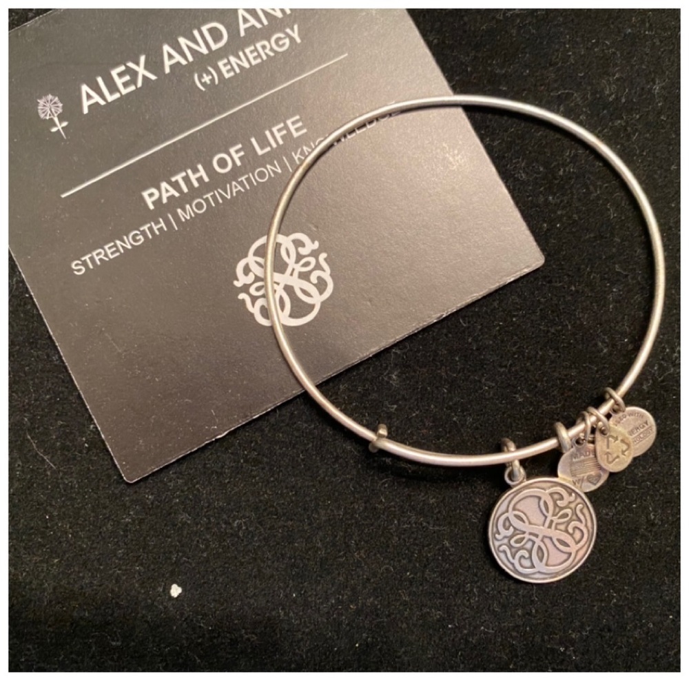NWOT Alex and Ani Path of Life Charm Bangle, with Box